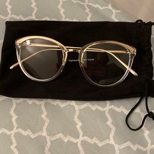 TIJN Clear and Gold Glasses